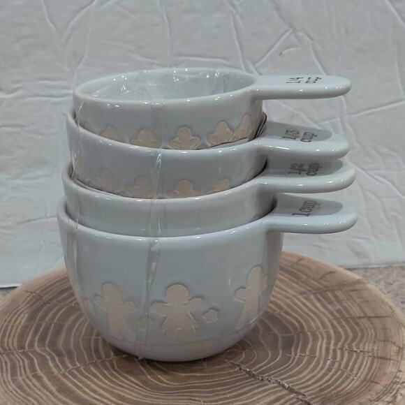 Neutral Tan Gingerbread Nesting Measuring Cups Ciroa Bakehouse Masterclass - Picture 12 of 16